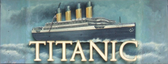 Titanic Pub Sign Brussels