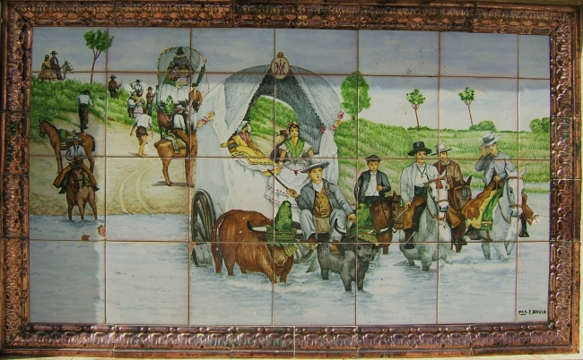 Crossing River Tile Picture